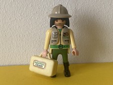 Playmobil Figur 41: Forscher Mann vom Saurus Team mit Koffer