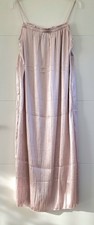 Kleid H&M Rosa Metallic Träger Größe L Wie Neu