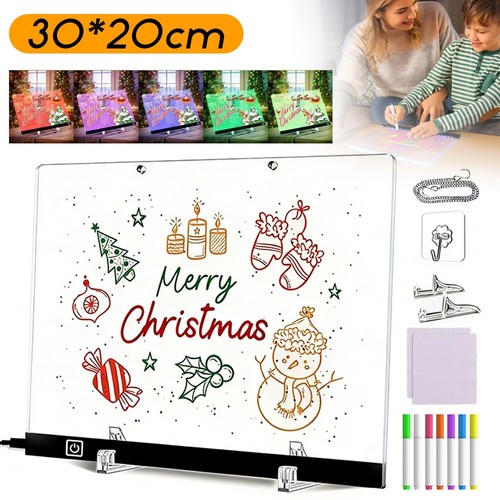 Led notiztafel mit farben - led,