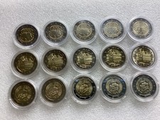 Lot Sammlung 2 Euro Gedenkmünzen Deutschland