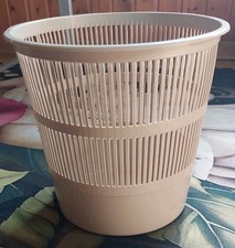 DDR  Papierkorb Plastikkorb Plastekorb Kunststoff Farbe Beige