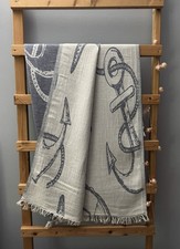 Neu Sauna Hamamtuch Peshtemal Badetuch Baumwolle Strandtuch Überwurf 170x90cm