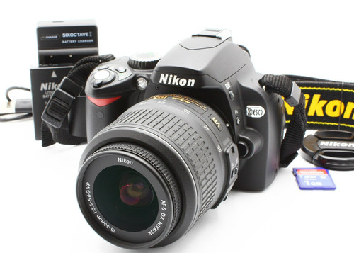 Nikon d60 dslr kamera - af-s, dx