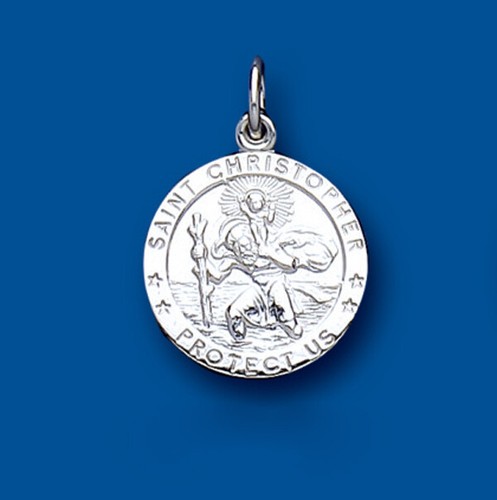 Silber christophorus - silber, st