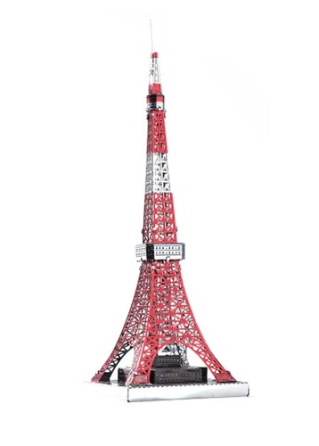 Metallmodell tokyo tower - tower, 3d