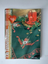 Buch Kreuzstich Weihnachten Muster Vorlagen Sticken Handarbeiten RICO Design