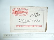"Kataloge/Prospekte Spur S",  Modell-Eisenbahn-Literatur, DDR, uralt, ansehen