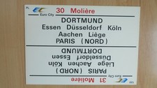 Zuglaufschild EC 30/31