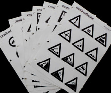 DRUCKVORLAGE 84 Verkehrsschilder Einbahnstraße Fahrverbot Motorrad Bahnübergang