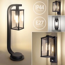 E27 Außenleuchte IP44 schwarz