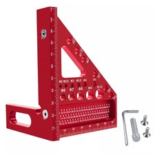 Holzbearbeitungs Quadrat Winkelmesser aus Aluminiumlegierung 3D Mehrwinkel Messl