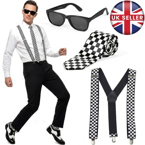 Herren 80er ska zweifarbiges - herren,