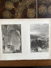 original antiker Druck Stich