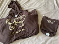 Baby Tragetuch Moby Wrap braun