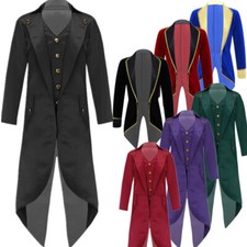 Jungen Zirkus Zirkusdirektor Langarm Samt Jacke Mantel Karneval Cosplay Kostüm