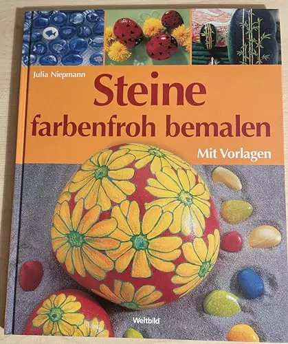 Steine farbenfroh bemalen