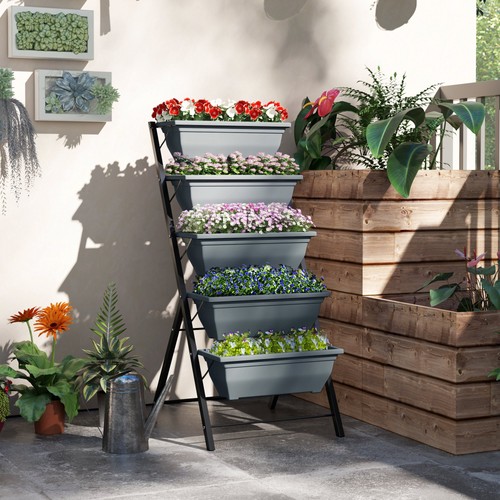 Stufiges gartenhochbeet - 5-stufiges,