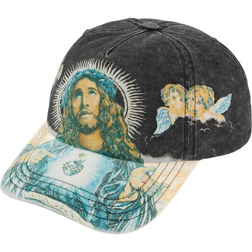Supreme jesus panel - jesus, black