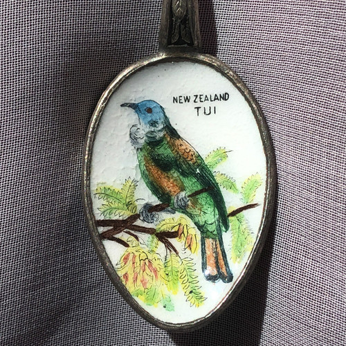 Emaille bild schale löffel - emaille,