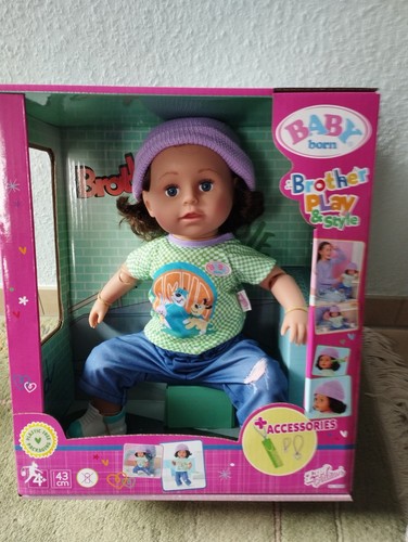 Baby born bruder puppe - bruder, &