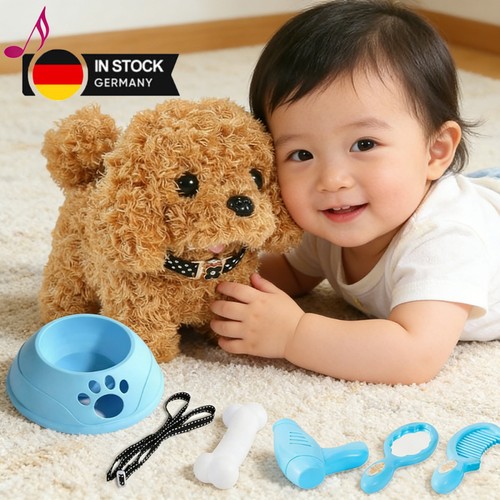 Elektrischer hund kuscheltier - elektrischer,