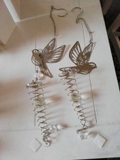 Deko Fenster zum hängen Silber und Glitzer Stein Zustand Gebraucht 