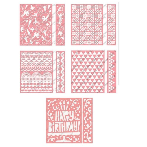 Prägeschablonen embossing - 2,