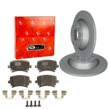 TRW Bremsscheiben 282mm Beläge Hinten für AUDI A3 Q3 WV JETTA TIGUAN 5N 1T1 VW