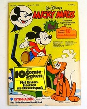Auswahl MICKY MAUS mit BASTELBOGEN + SM 1976 1977 1978 1979 1980 1981 1982 1983