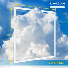 LECOM LED Panel Deckenleuchte