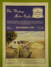 THE VINTAGE MOTOR CYCLE / SEPT