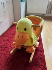 Schaukeltier Ente gelb mit Entengeräusch (1-2 Jahre)