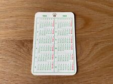 ROLEX Kalender 1984 - Original