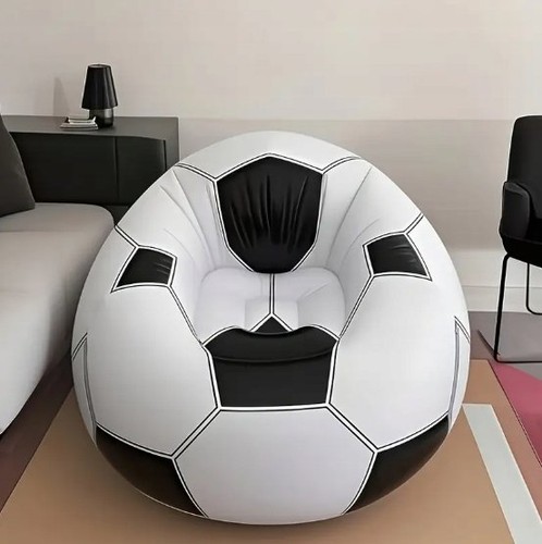 Aufblasbarer fußball - aufblasbarer,