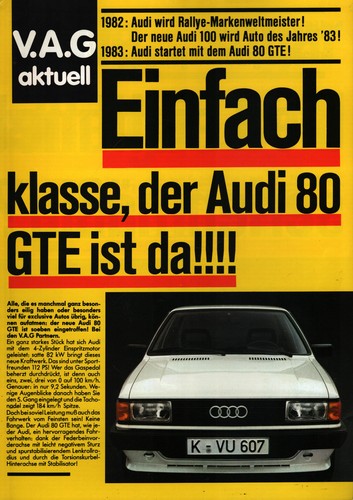 Prospekt audi gte von ca - prospekt, 80