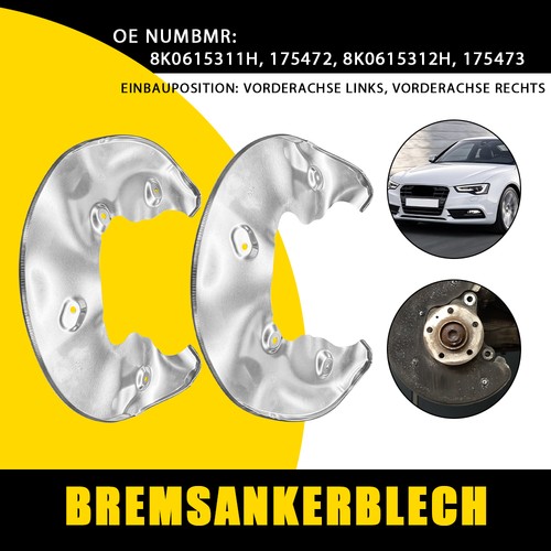 Ankerblech schutzblech - 2x,