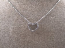 zarte Collier / Kette Herz