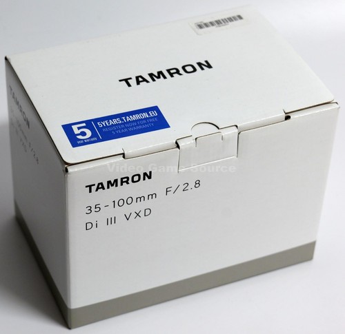Tamron 100mm 8 - 35-100mm, f/2.8