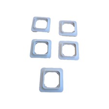 Merten Atelier, 1er Rahmen f.unterputz Steckdosen, Schalter Cremeweiß 5Stück