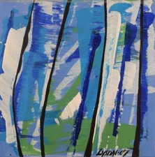 Ivy Lysdal, geb 1937. Acryl