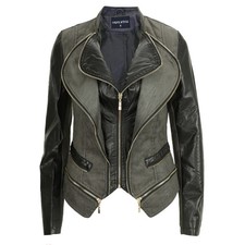 Damen Lederjacke Wildleder