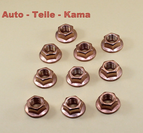 Stück kupfermuttern 10 x - stück,