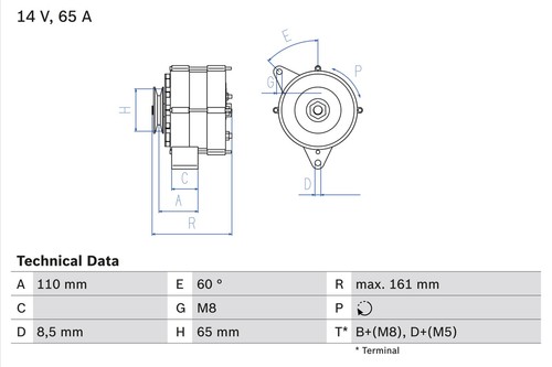 Bosch lichtmaschine generator - bosch,