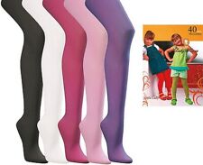 2 Stück Kinder Feinstrumpfhose,  Microfaser  44dtex = 40den - blickdicht
