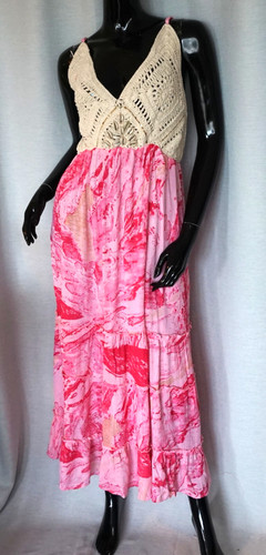 Hippie maxikleid ibiza träger - hippie,