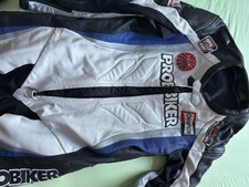 Probiker Motorradkombi Lederkombi Einteilig Einteiler echtleder Gr.58