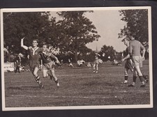 Foto (Pressefoto) DDR Fußball Spiel Leipzig - Rostock um 1950 /N205#403