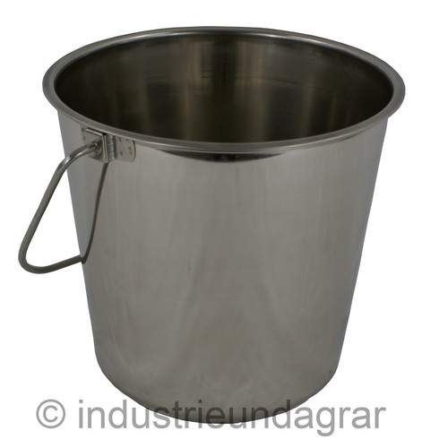 Edelstahleimer 5 ltr - 5,7,
