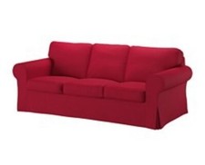 Gebrauchter Ikea EKTORP Bezug für 3er Sofa, Nordvalla ROT, 201.667.68, Limited Edition