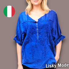 2 TLG Bluse Tunika mit  Top